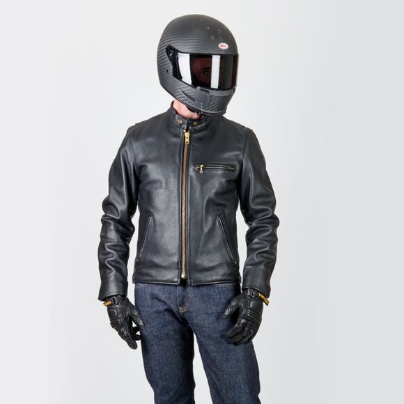 Vanson Men's Black Cafe Racer Jacket Model AR2 FIRE Sz 42 Tailored Worn Once!!! - Picture 15 of 16